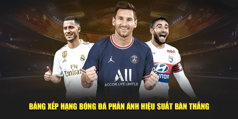 Bảng xếp hạng bóng đá phản ánh hiệu suất bàn thắng Bảng xếp hạng bóng đá phản ánh hiệu suất bàn thắng